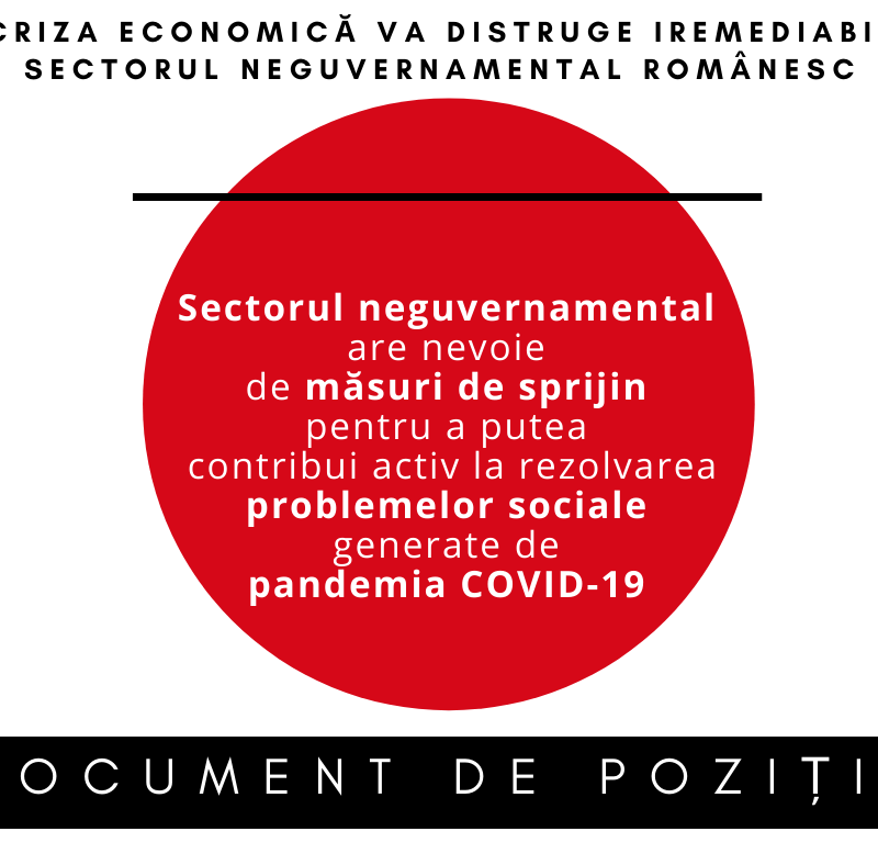 Criza economică va distruge iremediabil sectorul neguvernamental