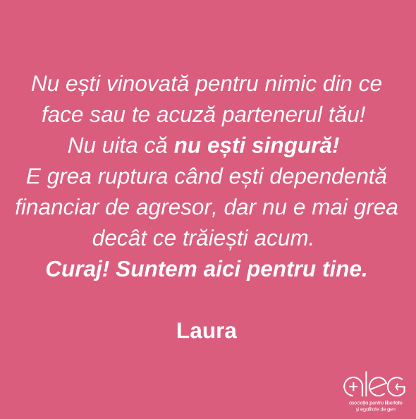 Mesajele Femeilor care au depășit violența